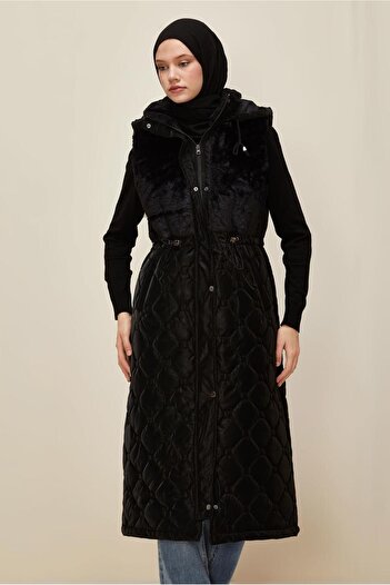 Alvina Fur Detailled Vest 90598