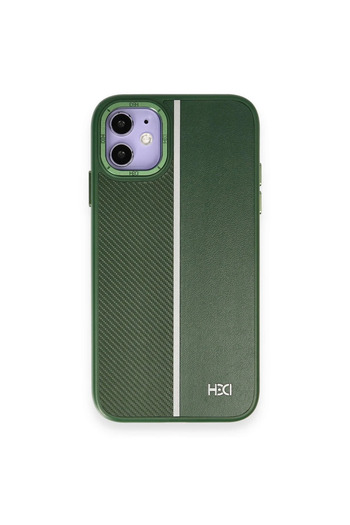 Fuchsia Case for iPhone 11 Hbc-155 Lisbon Cover - Dark Green