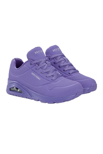 SKECHERS Women's Uno Violet Sneakers - Comfort & Style with Memory Foam, EU Size 38.5