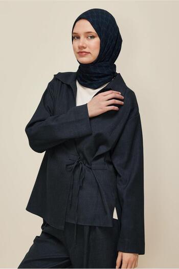 Alvina Tie-Up Detail Pants Suit 46045