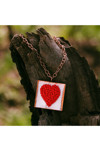 ARANA Love Copper Pendant