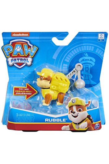 Spinmaster Paw Patrol Rubble the Builder Figurine