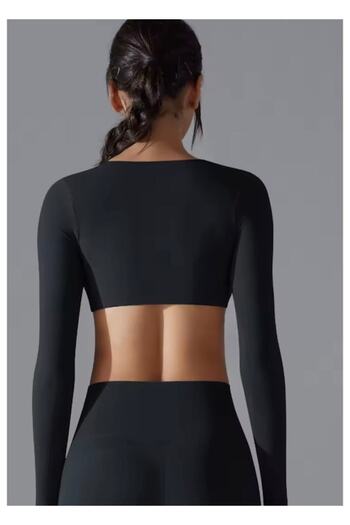GIA'S WORLD - Sport Blouse, Black, Size 36 EU
