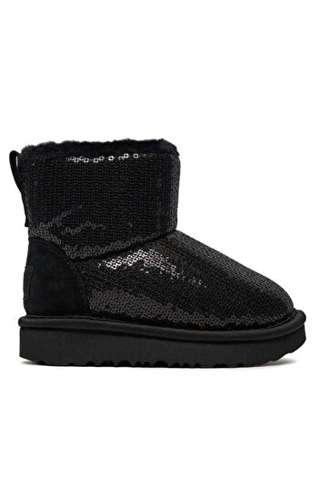 UGG Classic Mini Mirror Ball Kids Boots - Black