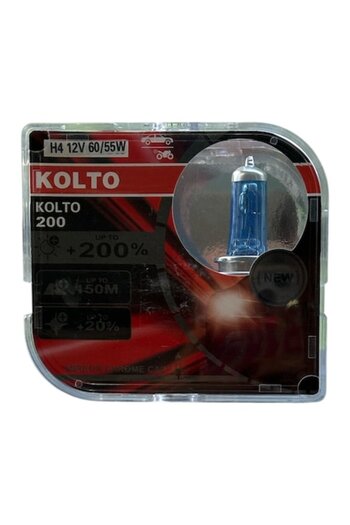 Unbranded/Generic Set 2 Auto Halogen Bulbs H4 12V 60/55W, +200% Light, 150m Range, +20% Side Visibility