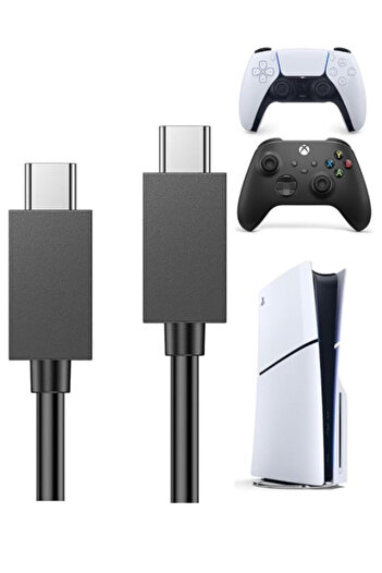 AL3B PlayStation 5 Type-C charging cable, 2 meters long, approved for gaming devices.