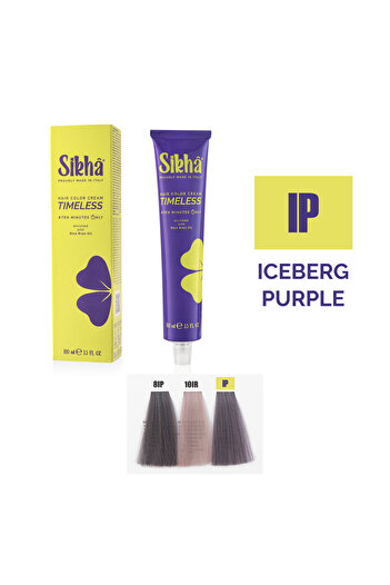 SIKHA Permanent Professional Hair Dye Timeless Purple Iceberg IP, 100 ml