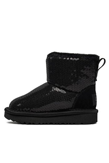 UGG Classic Mini Mirror Ball Çocuk Botu - Siyah