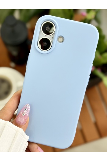 Go Aksesuar Iphone 17 Uyumlu Içi Kadife Leke Tutmaz Sıvı Silikon Lansman Kılıf