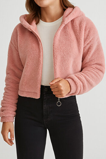 BUUFUU Girl's Jacket Welsoft Hooded 8-14 Years Old