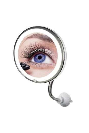 ANTBRO ® Makeup Mirror with Magnification (x10) and 21 LED Lights, 20cm