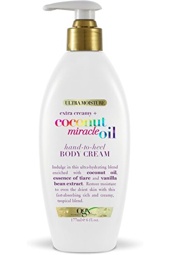 OGX Extra Creamy + Coconut Miracle Oil Body Cream, 6 Oz, By