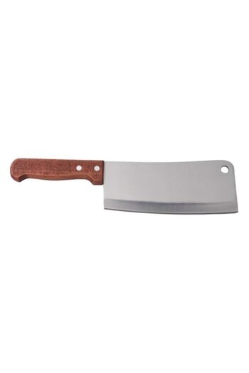 ANTBRO Chinese cleaver knife Antbro®, with durable stainless steel blade, wooden handle, ideal for cooking