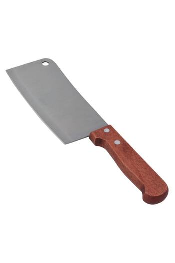 ANTBRO Chinese cleaver knife Antbro®, with durable stainless steel blade, wooden handle, ideal for cooking