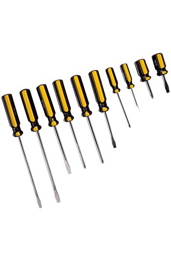 OEM Set Screwdrivers, different shapes, 10 pcs