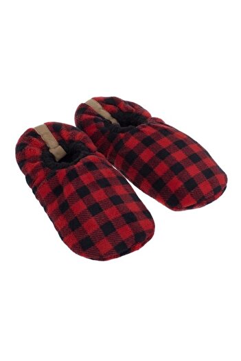 ANTBRO House Slippers Antbro® for Men, Bordo with Checkered Design and Non-Slip Sole, 44-46