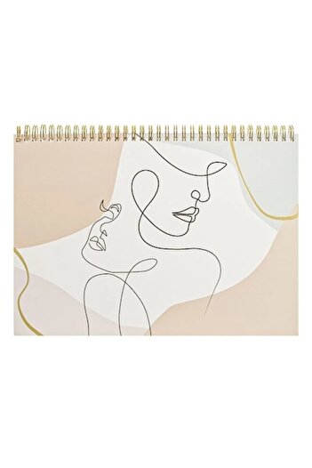 ANTBRO Spiral Notebook with Notes, Monthly Planner, To-Do Lists, and 40 Sheets, 32x29cm