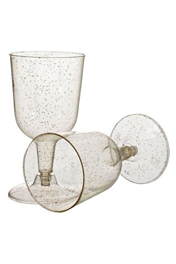 Lioness Set 6 Plastic Glasses for Christmas, Lioness, 180 ml