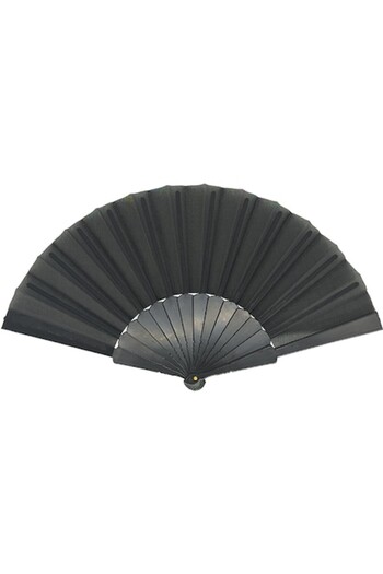 GIFT-ME.GR Folding Fan with Plastic Handle, 23x2x4 cm, Black