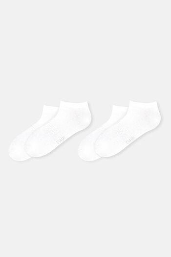 Eros White Men's Sports Socks 2-Pack