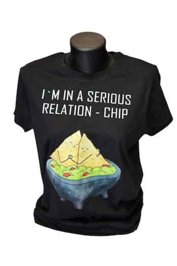 OEM T-shirt 'I’m in a serious relation-chip' XL