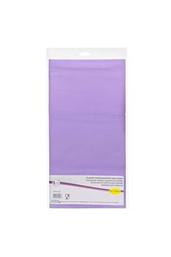 ANTBRO Disposable Plastic Tablecloth, Lilac, 137x274cm