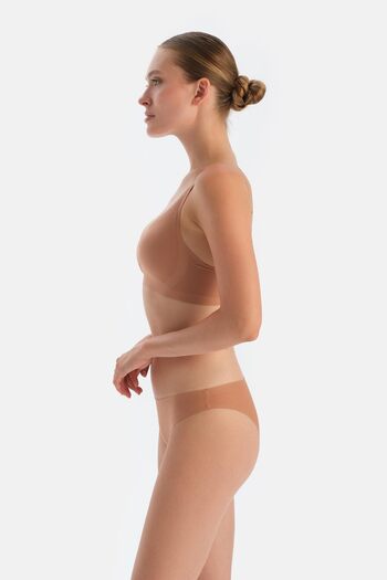 Eros Brown Camisole Brazilian Panties