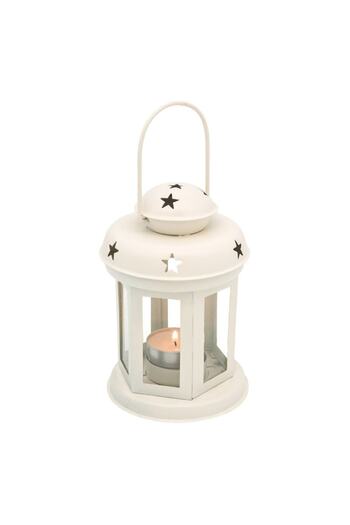 Lioness White Metal Lantern Stars, Lioness, 10 x 15.5 cm