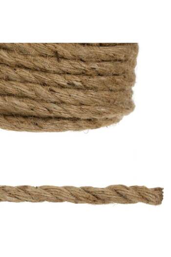 esimplu Resistant Cotton Twine for Unique Decorations, Multifunctional, Brown, 14mm x 12m