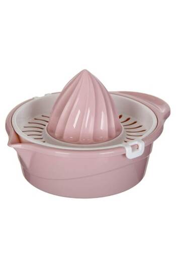ANTBRO Citrus Juicer Antbro®, with Safety Clip, Plastic, Pink, 12x10cm