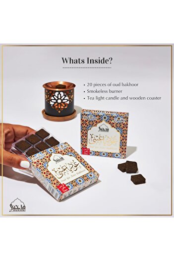dukhni - 2 Tray + Burner (2 Aini + Persian)