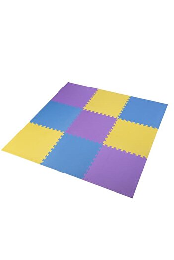 Other MP10 PUZZLE MAT MULTIPACK YELLOW-BLUE-PURPLE 9 ELEMENTS 10MM ONE FITNESS