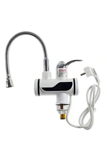 OEM Electric Tap - LCD Screen, Adjustable Temperature, 3KW, 2L/min Flow, Fast and Efficient, White