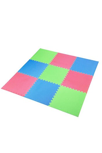 Other MP10 MAT PUZZLE MULTIPACK GREEN-BLUE-RED 9 PIECES 10MM ONE FITNESS