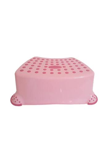Keeeper Non-Slip Step Stool for Sink & Toilet, 40x26x14 cm, Pink, – Durable, Stable, Easy-to-Move