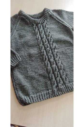 Papatyam Hand Knitted Winter Sweater Cardigan/ Handmade Knitted Cardigan//Sweater/Size 42/44 Compatible/Alize Yarn