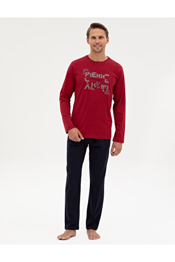 Pierre Cardin Bordo Pijama Takımı 50322652-900