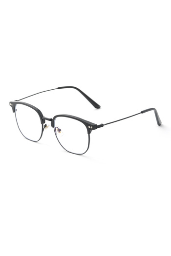 Angel Eyes Full Black Framed Computer Glasses Blue Light Protective Clear Lens Retro Eyewear