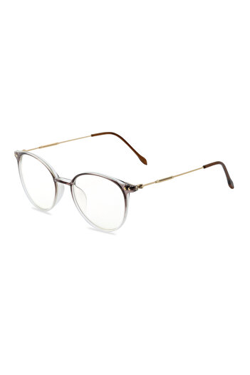 Angel Eyes Round Coffee Clear Frame Computer Glasses Blue Light Protective Clear Lens