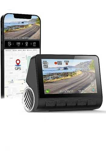 Generic GoDrive DVR Camera, 1080p Full HD, Dual Lens, Driving Video Recorder Dash Cam 4G, WiFi, GPS