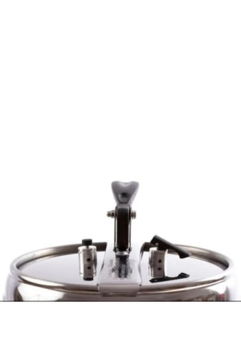 Tiessa Pressure Cooker, 12L, Stainless Steel, Triple Base, 2 Safety Valves