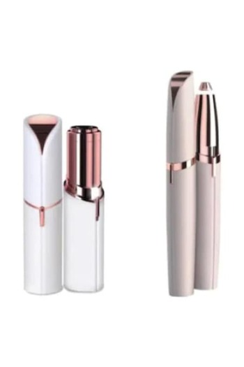 OEM Set Facial Epilator and Eyebrow Trimmer, Pain-Free, Suitable for All Skin Types