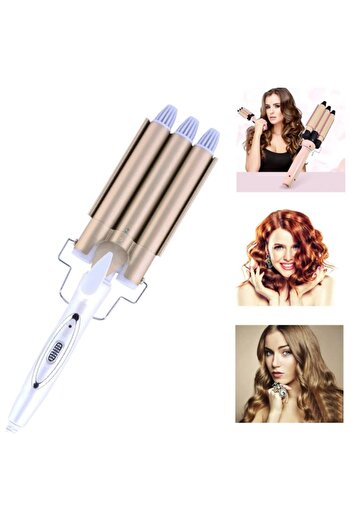 Kemei Professional Ceramic Hair Curler, Waves, Max 220 Degrees,
