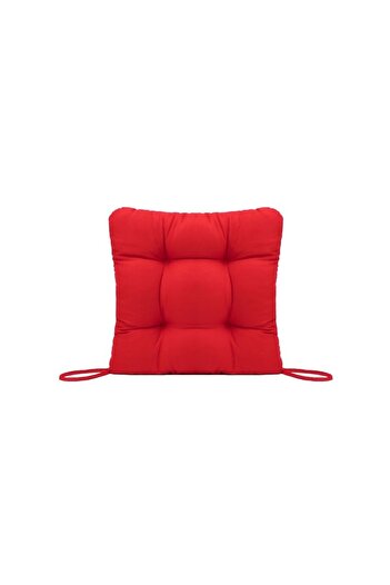 Palmonix Set Decorative Cushions for Kitchen or Terrace Chair, 40x40cm, Red, Set of 4