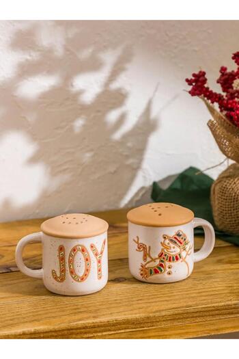 LC Waikiki Salt and Pepper Shaker Set with Mug Figure (W5)