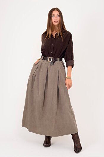 Park Moda 3233 LOVA ΦΟΥΣΤΑ ΜΕ ΛΕΠΤΟΜΕΡΗ ΚΟΡΔΟΝΙΑ ΚΑΤΑΣΚΕΥΑΣΜΕΝΗ ΑΠΟ ΒΕΛΟΥΔΟ