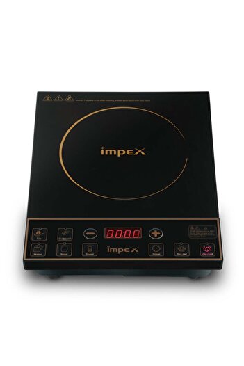 İMPEX Infrared Induction Cooktop 1500W with 8 Power Levels, 5 Cooking Modes, 4-Digit LED Display, 24