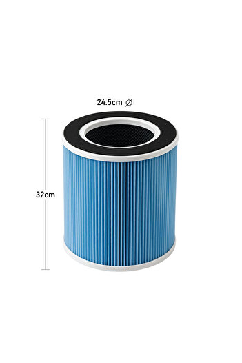 Jeebel Original HEPA Air Filter for Air Purifier – 3-in-1 Multi-Layer Filtration with Active Carbo