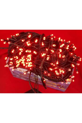 instalatie Christmas Light Installation, Linear Type, Black Wire, 20 m, 300 LEDs, Red