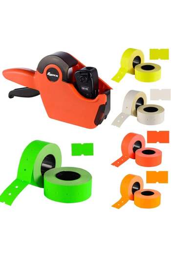 Atlantic Pricing Machine Roll Atalanto Italian, Red Band, 20 Rolls